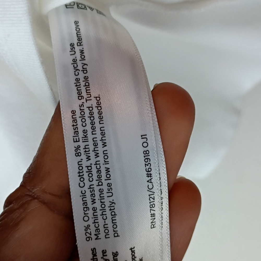 Eileen Fisher White Tank Top - Picture 3 of 4